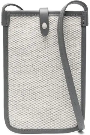 Kiton Crossbody-taske med præget logo