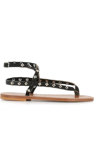 K jacques Flade sandaler med nitteudsmykning