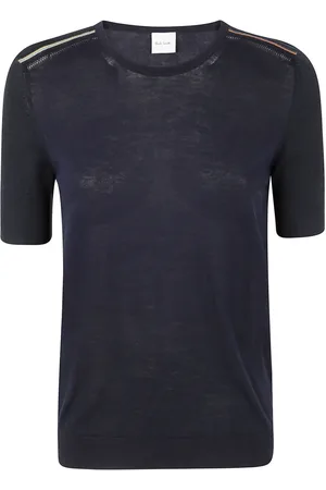 Paul Smith T-shirt i strik med korte ærmer