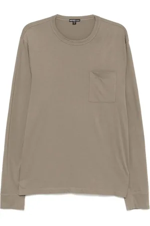 James Perse Langærmet T-shirt med lomme