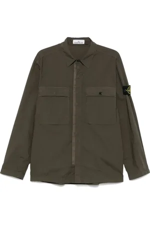 Stone Island Overskjorte med kompasmærke