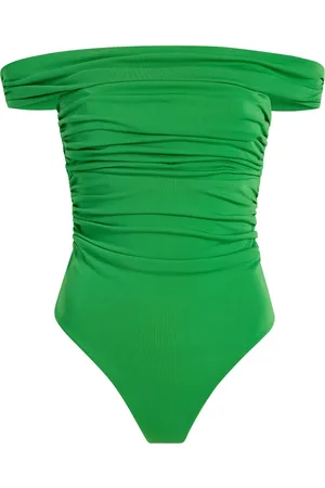 Cinq A Sept Draperet top med off-shoulder