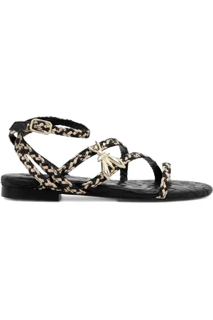 Patrizia Pepe Flade sandaler med flettet rem