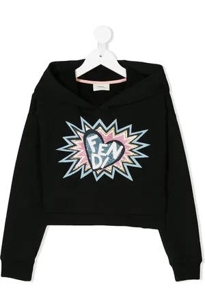 Fendi Hættetrøje med broderet logo
