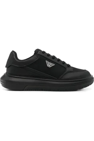 Emporio Armani Sneakers med snøre og paneler