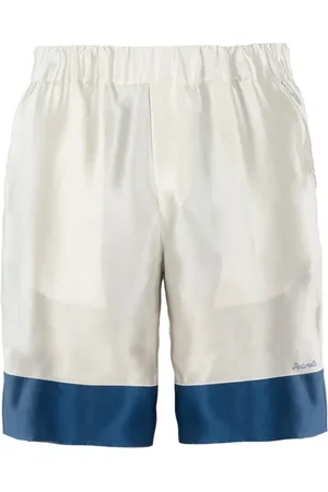 PANTAMOLLE Shorts i silke-satin