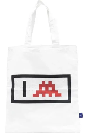 Comme des Garçons Tote med grafisk tryk