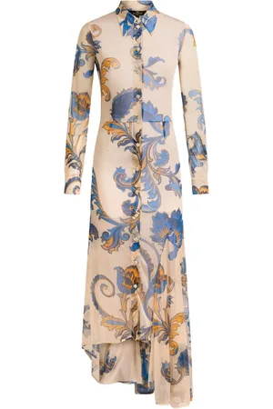 Etro Skjortekjole med blomstertryk