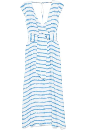 MAX & MOI Maxi-kjole med batiktryk
