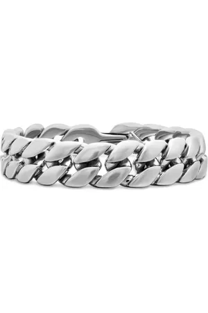 David Yurman Panserkæde-armbånd i sterling sølv (14,5 mm)