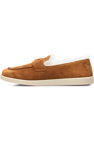 Prada Loafers i ruskind
