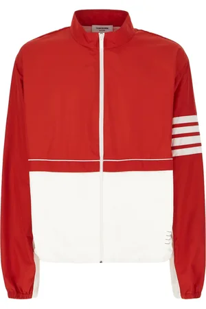 Thom Browne Ripstop-vindjakke med 4-Bar striber
