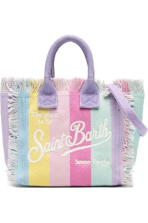 MC2 SAINT BARTH Lille stribet vanity-tote