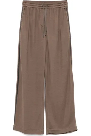 Brunello Cucinelli Joggingbukser med Monili-detalje