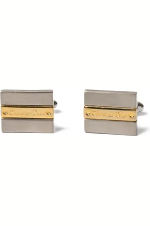 Dior Manchetknapper med indgraveret logo fra 1980