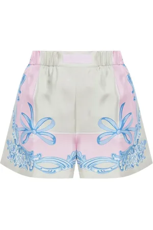 VERSACE Shorts i silke