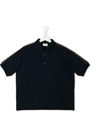 Fendi Polotrøje med logostribe
