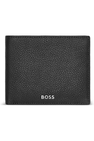 HUGO BOSS Læderpung med logotryk