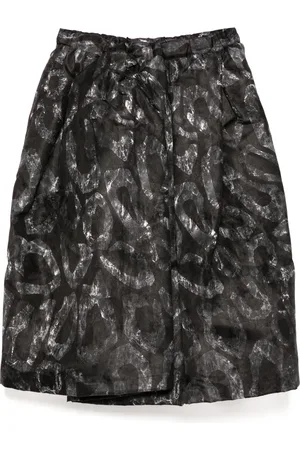 Comme des Garçons Nederdel med grafisk tryk
