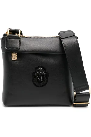 BILLIONAIRE Skuldertaske med logo-applikation