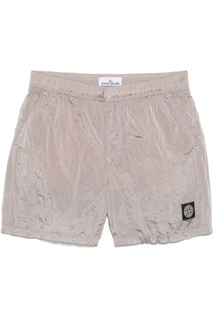Stone Island Badeshorts med kompasmærke