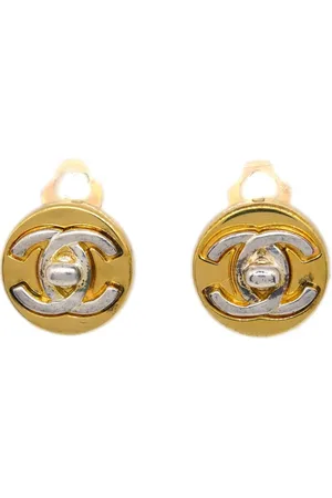 CHANEL øreclips med CC-drejelås fra 1997