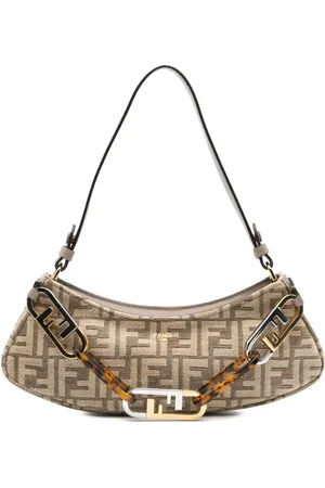Fendi Zucca Chenille OLock Swing satchel-taske fra 2010-2024