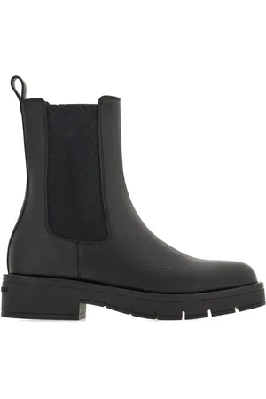 Salvatore Ferragamo Chelsea-støvler i læder