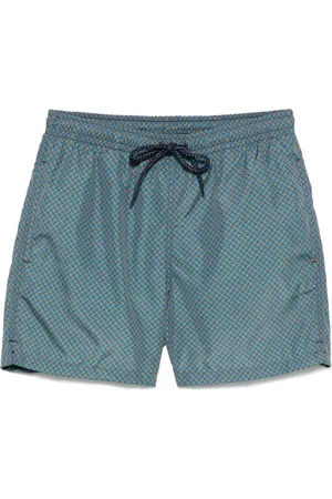 DRUMOHR Badeshorts med mønstret monogram