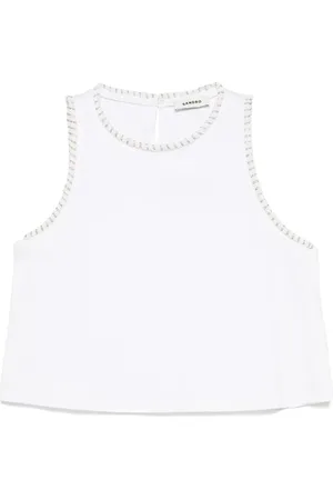 Sandro Tanktop med perleudsmykning