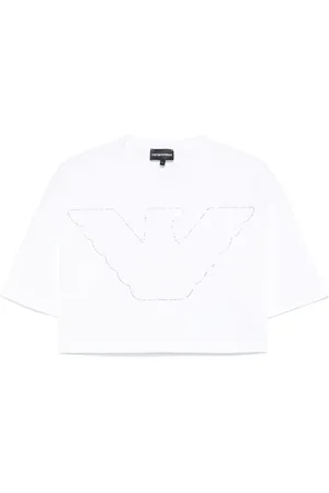 Emporio Armani T-shirt med logoudsmykning