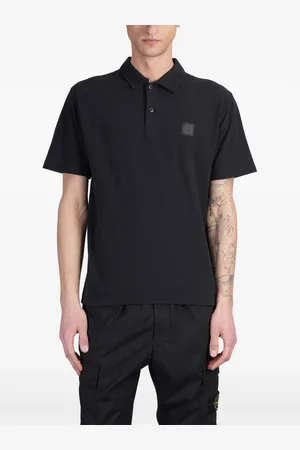 Stone Island Polo med kompasmotiv