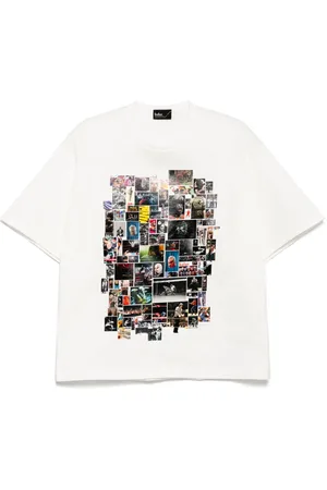 Kolor T-shirt med grafisk tryk