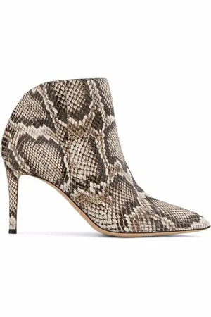 Giuseppe Zanotti Tysha-støvler med slangeskindseffekt