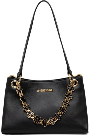 Moschino Skuldertaske med logo-vedhæng