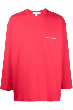 Comme des Garçons Trøje med logotryk på brystet