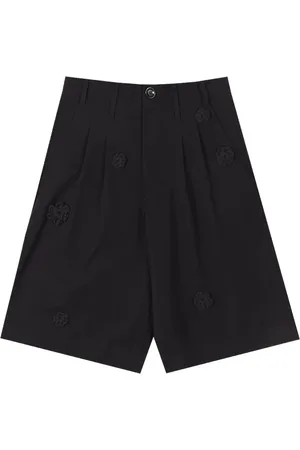 SONG FOR THE MUTE Shorts med daisy-broderi