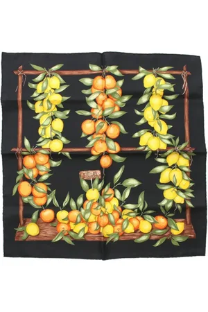 Hermès Tørklæde med frugttryk fra 2010