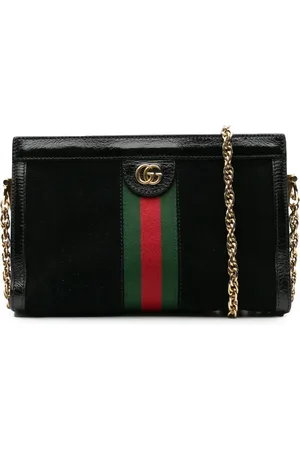 Gucci Lille Ophidia Chain crossbody-taske i ruskind fra 2016-2024