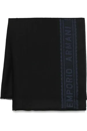 Emporio Armani Tørklæde i jacquard med logo