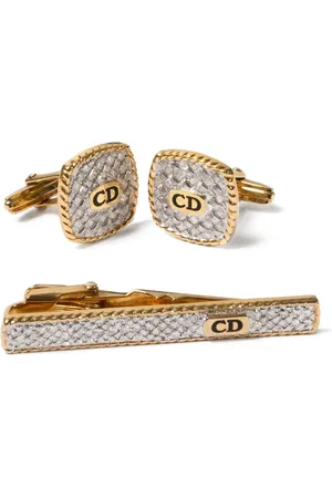 Dior Manchetknapper med indgraveret logo fra 1990