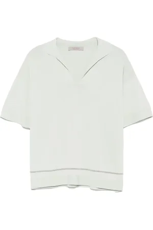 D.EXTERIOR T-shirt med perledetalje