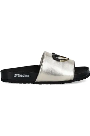 Moschino Metalliske sandaler