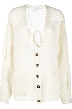 Loewe Strikket cardigan med biskop-ærmer
