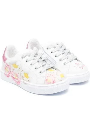 MONNALISA Sneakers med blomstertryk og snøre