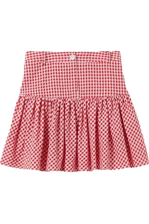 Claudie Pierlot Gingham-ternet kort nederdel
