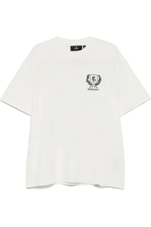 Represent T-shirt med våbenmærke