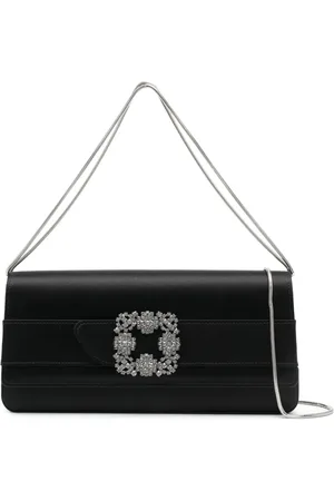 Manolo Blahnik Gothisi clutch med krystaludsmykning