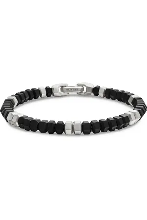 David Yurman Hex Bead armbånd i sterlingsølv (6 mm)
