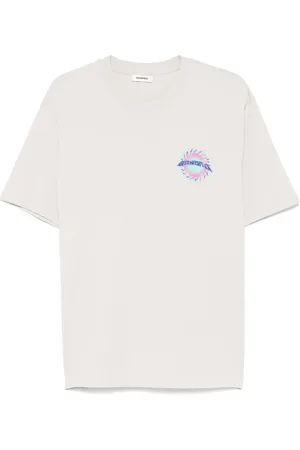 Sandro T-shirt med logotryk